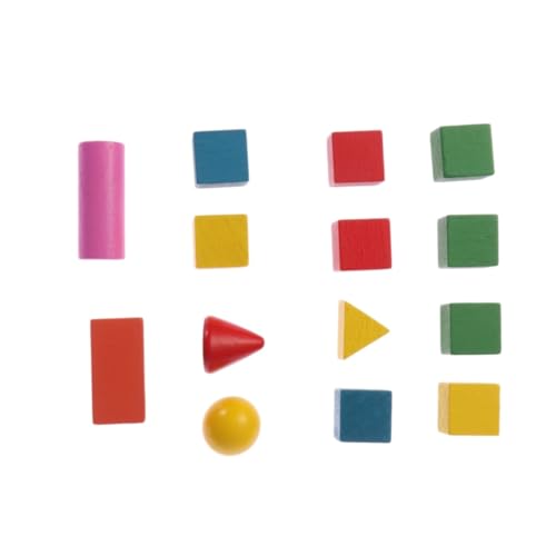 ZUNOXAZ 14 Stück Teiliges Holzbauklötze für Geometrische Montessori Lernspielzeug Zufälligen Farben Dreidimensionale Bildungsspielzeuge Kreativität und Sozialen Zufällige Farbe ZUNOXAZ 14 Stück Teiliges Holzbauklötze für Geometrische Montessori Lernspielzeug Zufälligen Farben Dreidimensionale Bildungsspielzeuge Kreativität und Sozialen Zufällige Farbe von ZUNOXAZ