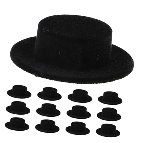 ZUNOXAZ 15 Stück Teiliges Miniatur Zylinderhüte aus Kleine Puppenhüte für DIY Bastelarbeiten Dekorative Clownshüte Vielseitig für Puppenbekleidung Haustierdekoration Leichte von ZUNOXAZ