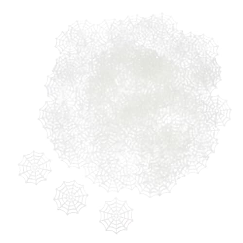 ZUNOXAZ 150 Stück Luminous Spider Web Accessoires Spinnennetz-Ornament Bausatz Dame Streich Große Halloween-Dekorationen Gotische Halloween-Dekorationen Spinnenwebs Nacht Bunt Weiß Plastik ZUNOXAZ 150 Stück Luminous Spider Web Accessoires Spinnennetz-Ornament Bausatz Dame Streich Große Halloween-Dekorationen Gotische Halloween-Dekorationen Spinnenwebs Nacht Bunt Weiß Plastik von ZUNOXAZ