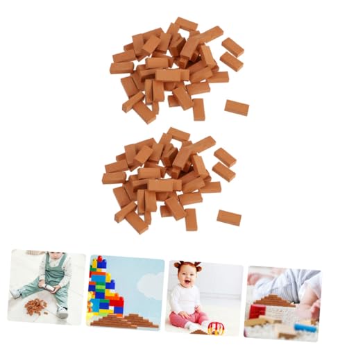 ZUNOXAZ 150 Stück Maßstab Kleine Rote Mauersteine für Micro Landschaft DIY Garten Bastelset Vielseitige Sandtisch Architektur Dekoration ZUNOXAZ 150 Stück Maßstab Kleine Rote Mauersteine für Micro Landschaft DIY Garten Bastelset Vielseitige Sandtisch Architektur Dekoration von ZUNOXAZ