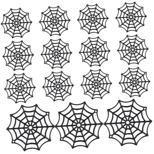 ZUNOXAZ 150 Stück Spinnennetzzubehör Szene gefälscht Kolben deko Halloween Spider Decor Halloween-Party-Ornamente Spinnennetz Spinnweben Plastik Schwarz ZUNOXAZ 150 Stück Spinnennetzzubehör Szene gefälscht Kolben deko Halloween Spider Decor Halloween-Party-Ornamente Spinnennetz Spinnweben Plastik Schwarz von ZUNOXAZ