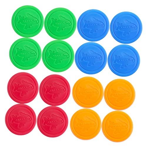 ZUNOXAZ 16 Stück Fliegende Schachfiguren Ludo Lernspielzeug Magnetisches Kinderspielzeug Flugschachspielzubehör Flugschachzubehör Brettspiel Schachfiguren Kognitives Kunststoff von ZUNOXAZ