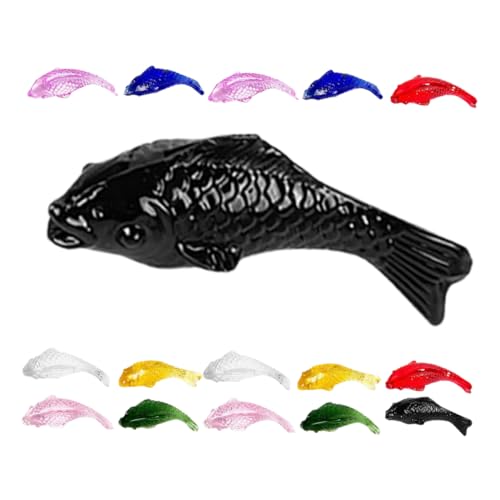 ZUNOXAZ 16 Stück Glas-Miniatur-koi-Fische, Kristallkies, Fische, Statue, Chakra-kristall-Statue, Fischschale, Dekoration, Heimbüro, Desktop-Dekoration Für Damen Und Herren ZUNOXAZ 16 Stück Glas-Miniatur-koi-Fische, Kristallkies, Fische, Statue, Chakra-kristall-Statue, Fischschale, Dekoration, Heimbüro, Desktop-Dekoration Für Damen Und Herren von ZUNOXAZ