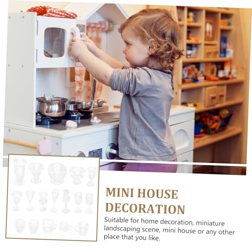 ZUNOXAZ 17 Stück Maßstab Transparentes Tableware Zubehör für Puppenhaus Küche Realistische Miniatur Deko für Sammler ZUNOXAZ 17 Stück Maßstab Transparentes Tableware Zubehör für Puppenhaus Küche Realistische Miniatur Deko für Sammler von ZUNOXAZ