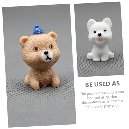 ZUNOXAZ 18 Stück Teiliges Miniatur hundespielzeug aus Resin Realistische und Detailreiche Welpenfiguren Niedliche Dekoration für Kinderzimmer Partygeschenke und Wohnraumgestaltung von ZUNOXAZ