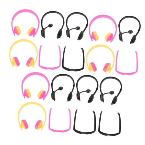 ZUNOXAZ 18 Stück Teiliges Puppenaccessoires Mini Kopfhörer und Sonnenbrillen für Puppen Dekorative Brillen und Ohrhörer für Kreative DIY Projekte und Puppenkostüme ZUNOXAZ 18 Stück Teiliges Puppenaccessoires Mini Kopfhörer und Sonnenbrillen für Puppen Dekorative Brillen und Ohrhörer für Kreative DIY Projekte und Puppenkostüme von ZUNOXAZ