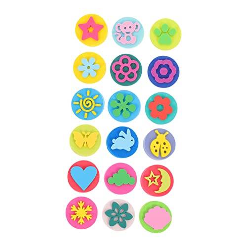 ZUNOXAZ 18Stücke Teiliges DIY Malerei Stamper Kreative Graffiti Stempel für Kindergartenaktivitäten zum Scrapbooking und Gestalten von Grußkarten aus Hochwertigem Material ZUNOXAZ 18Stücke Teiliges DIY Malerei Stamper Kreative Graffiti Stempel für Kindergartenaktivitäten zum Scrapbooking und Gestalten von Grußkarten aus Hochwertigem Material von ZUNOXAZ
