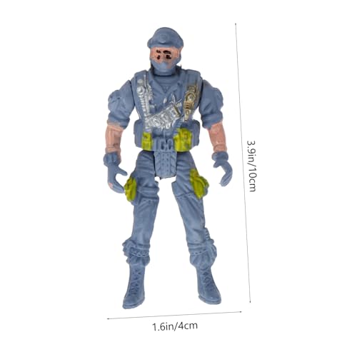ZUNOXAZ 19 Stück Teiliges Soldatenspielzeug aus Robustem Kunststoff Realistische Militärische Spielfiguren für Kindergeburtstag und Interaktives Familienspiel von ZUNOXAZ
