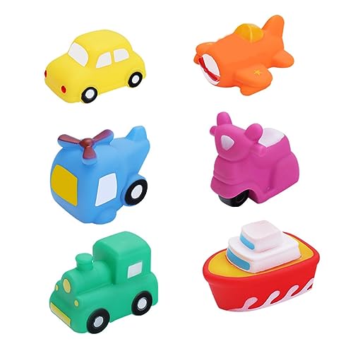 ZUNOXAZ 1Satz Badespielzeug für Kleinkinder Teiliges Cartoon Fahrzeug Duschspielzeug mit Netz für Badewanne Sicheres und Flexibles für Stundenlangen Spaß im Wasser ZUNOXAZ 1Satz Badespielzeug für Kleinkinder Teiliges Cartoon Fahrzeug Duschspielzeug mit Netz für Badewanne Sicheres und Flexibles für Stundenlangen Spaß im Wasser von ZUNOXAZ