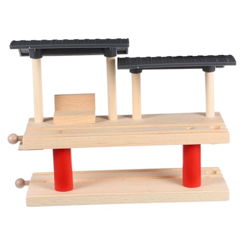 ZUNOXAZ 1Satz Holzbahngleis Zubehör Simulationsstation für DIY Kinderbahnszenen aus Robustem Fördert Kreative Spielmöglichkeiten und Problemlösungsfähigkeiten ZUNOXAZ 1Satz Holzbahngleis Zubehör Simulationsstation für DIY Kinderbahnszenen aus Robustem Fördert Kreative Spielmöglichkeiten und Problemlösungsfähigkeiten von ZUNOXAZ