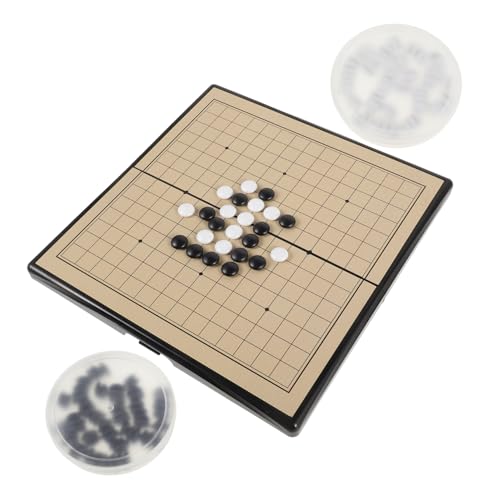 ZUNOXAZ 1Satz Magnetisches Go Spielset für Anfänger Tragbares Schachspiel mit Standard Magnetischen Spielsteinen Logischem und Einfacher Aufbewahrung in Box ZUNOXAZ 1Satz Magnetisches Go Spielset für Anfänger Tragbares Schachspiel mit Standard Magnetischen Spielsteinen Logischem und Einfacher Aufbewahrung in Box von ZUNOXAZ