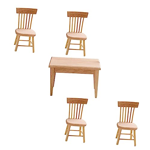 ZUNOXAZ 1Satz Miniaturmöbel Set für Puppenhäuser und Stühle Esszimmerzubehör für Rollenspiele Langlebig und Mini Häuser Esszimmer und Küchen ZUNOXAZ 1Satz Miniaturmöbel Set für Puppenhäuser und Stühle Esszimmerzubehör für Rollenspiele Langlebig und Mini Häuser Esszimmer und Küchen von ZUNOXAZ