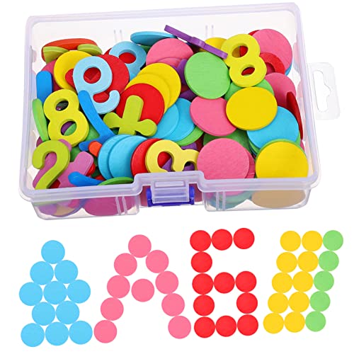 ZUNOXAZ 1Satz Montessori Lernspielzeug aus Holz Chips zur Kognitiven Entwicklung und Zahlenlernen für Jahren Fördert Mathematische Fähigkeiten ZUNOXAZ 1Satz Montessori Lernspielzeug aus Holz Chips zur Kognitiven Entwicklung und Zahlenlernen für Jahren Fördert Mathematische Fähigkeiten von ZUNOXAZ