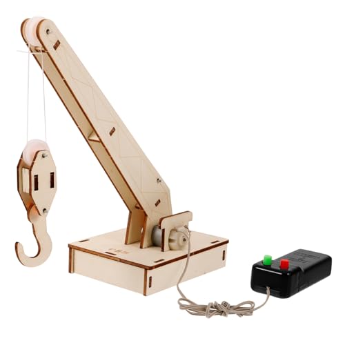 ZUNOXAZ 1Satz Naturwissenschaftliches Lernset DIY Stem Kran Holzkranmodell Physikexperiment Für Kreativität Und Technikfähigkeiten Für Jungen Und Ab ZUNOXAZ 1Satz Naturwissenschaftliches Lernset DIY Stem Kran Holzkranmodell Physikexperiment Für Kreativität Und Technikfähigkeiten Für Jungen Und Ab von ZUNOXAZ