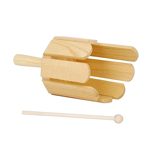ZUNOXAZ 1Satz Töniges Holz Schlaginstrument Für Musikalisches Rhythmusspielzeug Lernspielzeug Für Kleinkinder Fördert Kreativität Und Motorische Fähigkeiten Nachhaltiges Material von ZUNOXAZ