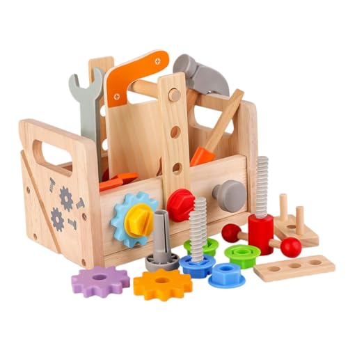ZUNOXAZ 1Satz Werkzeugkasten für Handgehaltenes Pädagogisches Werkzeugspielzeug Kognitiven und Praktischen Fähigkeiten für Jungen und Jahren ZUNOXAZ 1Satz Werkzeugkasten für Handgehaltenes Pädagogisches Werkzeugspielzeug Kognitiven und Praktischen Fähigkeiten für Jungen und Jahren von ZUNOXAZ
