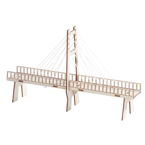 ZUNOXAZ 1Stück DIY Schrägseilbrücke Modellspielzeug aus Holz für Kreatives Wissenschaftsspielzeug zur des Physik Hobbys Handgemachtes Lernspielzeug für Kleine Bastler ZUNOXAZ 1Stück DIY Schrägseilbrücke Modellspielzeug aus Holz für Kreatives Wissenschaftsspielzeug zur des Physik Hobbys Handgemachtes Lernspielzeug für Kleine Bastler von ZUNOXAZ