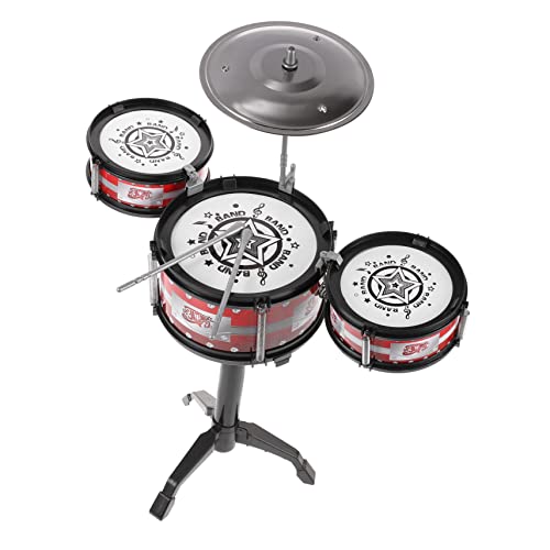 ZUNOXAZ 1Stück Mini Schlagzeug Set für Teiliges Percussion Instrument Rot für Musikalische Früherziehung Sichere Kanten Schadstofffrei Fördert die Musikausbildung für Jungen ZUNOXAZ 1Stück Mini Schlagzeug Set für Teiliges Percussion Instrument Rot für Musikalische Früherziehung Sichere Kanten Schadstofffrei Fördert die Musikausbildung für Jungen von ZUNOXAZ