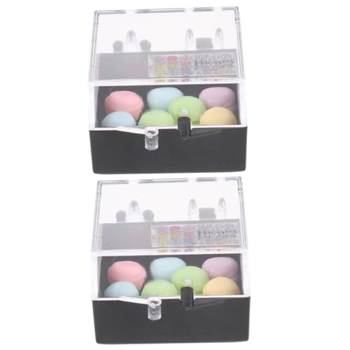 ZUNOXAZ 2 Kartons Dekorationsset aus Macaron für Puppenhäuser Wiederverwendbare Kunststoffmodelle Realistische Nachbildung für DIY und Kreative Gestaltung von Mini Häusern ZUNOXAZ 2 Kartons Dekorationsset aus Macaron für Puppenhäuser Wiederverwendbare Kunststoffmodelle Realistische Nachbildung für DIY und Kreative Gestaltung von Mini Häusern von ZUNOXAZ