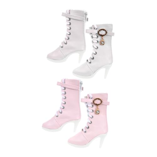 ZUNOXAZ 2 Paare Miniatur Puppen High Heels Stiefel Detailreiche Handarbeit Prinzessin Design Stylische Puppenschuhe für Modepuppen für Puppen Zubehör und Kinderschuhe Absatz ZUNOXAZ 2 Paare Miniatur Puppen High Heels Stiefel Detailreiche Handarbeit Prinzessin Design Stylische Puppenschuhe für Modepuppen für Puppen Zubehör und Kinderschuhe Absatz von ZUNOXAZ