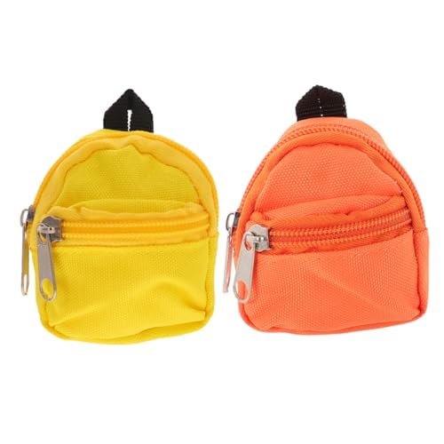 ZUNOXAZ 2 STÜCK Miniatur Puppenrucksack Orange Gelb Niedlicher Mini Rucksack als Puppenzubehör und Multifunktional als Aufbewahrung und Ankleidezubehör Detailreich Verarbeitet für ZUNOXAZ 2 STÜCK Miniatur Puppenrucksack Orange Gelb Niedlicher Mini Rucksack als Puppenzubehör und Multifunktional als Aufbewahrung und Ankleidezubehör Detailreich Verarbeitet für von ZUNOXAZ