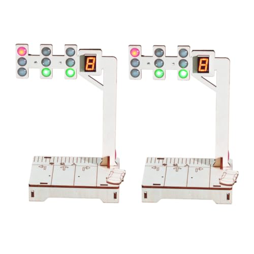 ZUNOXAZ 2 Sätze DIY Stem Verkehrssignal Bausatz für Holzspielzeug Ampel mit Einfachem Digitalprogrammieren Pädagogisches Wissenschaftskit Handfertigkeit und Technikverständnis ZUNOXAZ 2 Sätze DIY Stem Verkehrssignal Bausatz für Holzspielzeug Ampel mit Einfachem Digitalprogrammieren Pädagogisches Wissenschaftskit Handfertigkeit und Technikverständnis von ZUNOXAZ