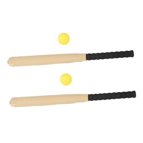 ZUNOXAZ 2 Sätze Eva Baseballschläger Set Teilig Leichtgewichtiges Trainingsset mit Ball Für Jugendliche Indoor Outdoor Sportspielzeug Holzmaserung ZUNOXAZ 2 Sätze Eva Baseballschläger Set Teilig Leichtgewichtiges Trainingsset mit Ball Für Jugendliche Indoor Outdoor Sportspielzeug Holzmaserung von ZUNOXAZ