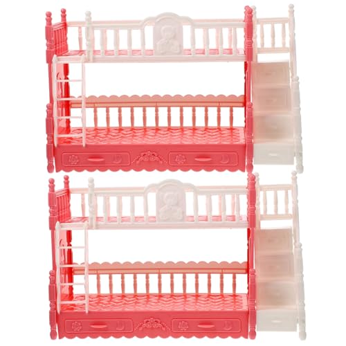 ZUNOXAZ 2 Sätze Puppenbettspielzeug Mini Möbel dekoratives Mini-Hausbett Puppenstubenbetten Mini- -Etagenbett- Miniaturhauszubehör Puppenhausbauzubehör Plastik Zufällige Farbe ZUNOXAZ 2 Sätze Puppenbettspielzeug Mini Möbel dekoratives Mini-Hausbett Puppenstubenbetten Mini- -Etagenbett- Miniaturhauszubehör Puppenhausbauzubehör Plastik Zufällige Farbe von ZUNOXAZ