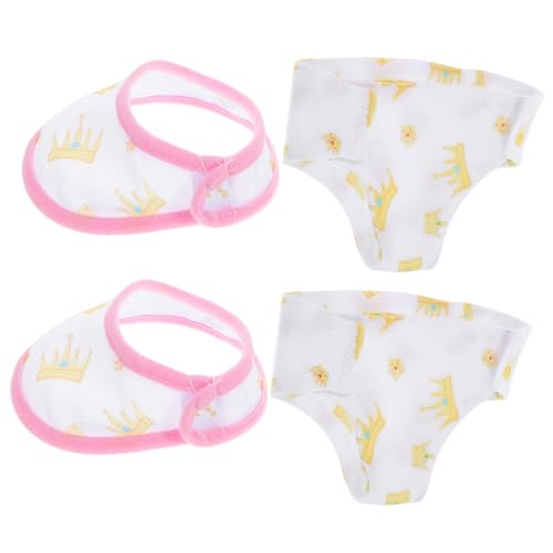 ZUNOXAZ 2 Sätze Puppenunterwäsche Set mit Teiliges Set für Große Puppen für Jungen Puppenkleidung Zubehör mit Süßem Design und Atmungsaktiven Materialien ZUNOXAZ 2 Sätze Puppenunterwäsche Set mit Teiliges Set für Große Puppen für Jungen Puppenkleidung Zubehör mit Süßem Design und Atmungsaktiven Materialien von ZUNOXAZ