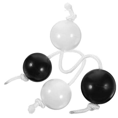ZUNOXAZ 2 Stck Afrikanische Rhythmus Shaker Doppelball Percussion Instrument Langlebige Sichere Shaking Rhythm Balls für Musikunterricht Partys Familie Geschenkidee von ZUNOXAZ