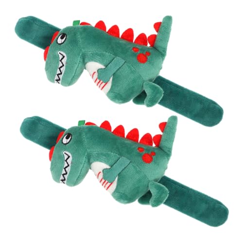ZUNOXAZ 2 Stck Plüsch Dinosaurier Schnapparmband Kuschelige Slap Wristbands aus Weichem Material Tierisches Party Mitgebsel für Jungen und Mädchen als und Spielpreis ZUNOXAZ 2 Stck Plüsch Dinosaurier Schnapparmband Kuschelige Slap Wristbands aus Weichem Material Tierisches Party Mitgebsel für Jungen und Mädchen als und Spielpreis von ZUNOXAZ