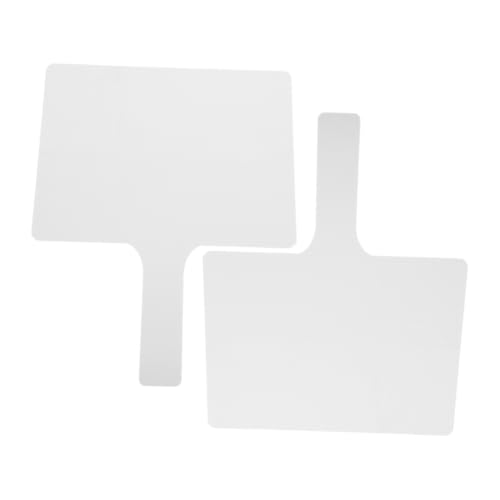 ZUNOXAZ 2 Stück Antworttafel Handheld-Trockenlöschtafel trocken abwischbarer Radiergummi tragbare Paddel Auktions-Gebotspaddel trocken abwischbare Tafel handgehalten Handpaddel Acryl Weiß ZUNOXAZ 2 Stück Antworttafel Handheld-Trockenlöschtafel trocken abwischbarer Radiergummi tragbare Paddel Auktions-Gebotspaddel trocken abwischbare Tafel handgehalten Handpaddel Acryl Weiß von ZUNOXAZ