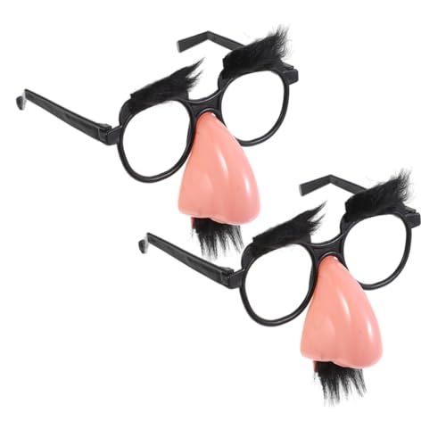 ZUNOXAZ 2 Stück Bartbrillenspielzeug Halloween -Sonnenbrille für Erwachsene Halloween-Party-Brille Halloween-Brillenaugen Brille Halloween Halloween-Party begünstigt Gläser Plastik Schwarz ZUNOXAZ 2 Stück Bartbrillenspielzeug Halloween -Sonnenbrille für Erwachsene Halloween-Party-Brille Halloween-Brillenaugen Brille Halloween Halloween-Party begünstigt Gläser Plastik Schwarz von ZUNOXAZ