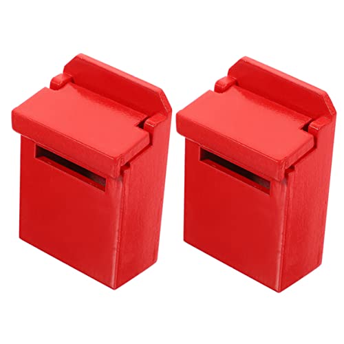 ZUNOXAZ 2 Stück Briefkasten für Puppenhaus Teiliges Dekorationsmodell Realistisches Design Fantasievolles und Miniaturmöbel für Kinderzimmer und ZUNOXAZ 2 Stück Briefkasten für Puppenhaus Teiliges Dekorationsmodell Realistisches Design Fantasievolles und Miniaturmöbel für Kinderzimmer und von ZUNOXAZ