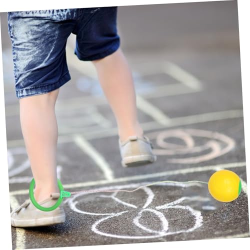 ZUNOXAZ 2 Stück Fußring Skip Ball für Erwachsene Outdoor Sport Fitness Jump Ball zur Koordinationsförderung Balanceverbesserung und Muskeltraining Langlebig und Einfach zu Verwenden von ZUNOXAZ