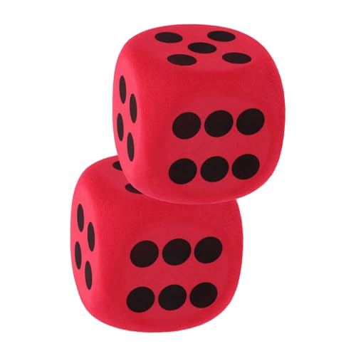 ZUNOXAZ 2 Stück Große Eva Schaumstoffwürfel Set Leicht Sicher für Spiele Lernwürfel Party Dekoration Multifunktionale Kinderfreundliche Würfel mit Abgerundeten Ecken für Interaktive ZUNOXAZ 2 Stück Große Eva Schaumstoffwürfel Set Leicht Sicher für Spiele Lernwürfel Party Dekoration Multifunktionale Kinderfreundliche Würfel mit Abgerundeten Ecken für Interaktive von ZUNOXAZ