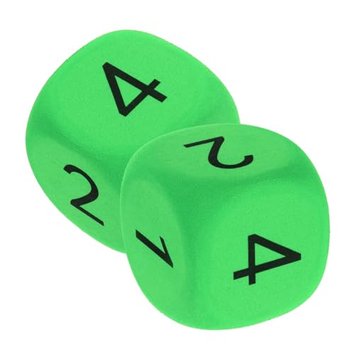 ZUNOXAZ 2 Stück Große Eva Schaumstoffwürfel Weiche Zahlenwürfel für Leicht Robust Vielseitig für Lernspiele Partydekoration und Klassenzimmeraktivitäten ZUNOXAZ 2 Stück Große Eva Schaumstoffwürfel Weiche Zahlenwürfel für Leicht Robust Vielseitig für Lernspiele Partydekoration und Klassenzimmeraktivitäten von ZUNOXAZ