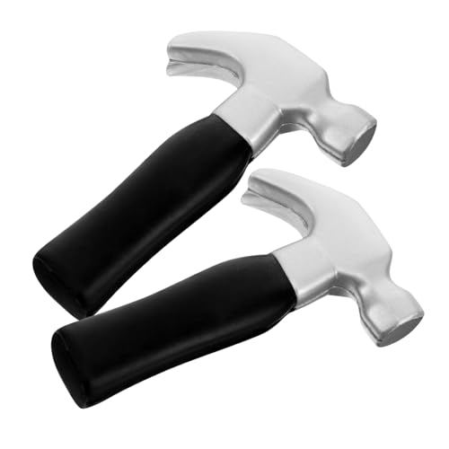 ZUNOXAZ 2 Stück Hammer Ergonomischer Griff Leicht und Sicher Hammer für Kleinkinder Jahre als Party Requisite und Lernspielzeug für Jungen und Mädchen von ZUNOXAZ