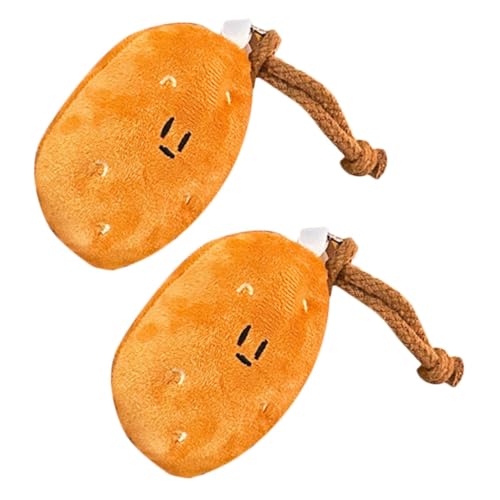 ZUNOXAZ 2 Stück Kartoffelanhänger Taschenanhänger Puppenspielzeug-Anhänger Mini-Rucksäcke, Schultaschen-Anhänger Plüsch-Anhänger Zinklegierung Orange ZUNOXAZ 2 Stück Kartoffelanhänger Taschenanhänger Puppenspielzeug-Anhänger Mini-Rucksäcke, Schultaschen-Anhänger Plüsch-Anhänger Zinklegierung Orange von ZUNOXAZ