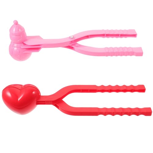 ZUNOXAZ 2 Stück Kreative Formwerkzeuge Tragbare Clips für Winterspielzeug mit Verschiedenen Formen für Schneeballschlachten und Spielspaß im Freien Zufällige Farbe Zufällige Farbe von ZUNOXAZ