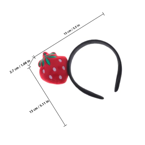 ZUNOXAZ 2 Stück Lustiges Wassermelonen Erdbeer party haarband Fruchtiges Kopfschmuck accessoire für Geburtstagsfeiern Foto requisiten Dschungel Themenpartys Auffälliger Haarschmuck von ZUNOXAZ