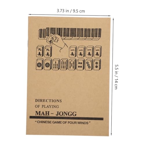 ZUNOXAZ 2 Stück Mahjong Anleitung Ausführliches Anfänger Handbuch Antikes Mahjong Regelwerk mit Experten Tipps Umfassende Strategien Lernbuch für Gruppen und Geselliges Spiel ZUNOXAZ 2 Stück Mahjong Anleitung Ausführliches Anfänger Handbuch Antikes Mahjong Regelwerk mit Experten Tipps Umfassende Strategien Lernbuch für Gruppen und Geselliges Spiel von ZUNOXAZ