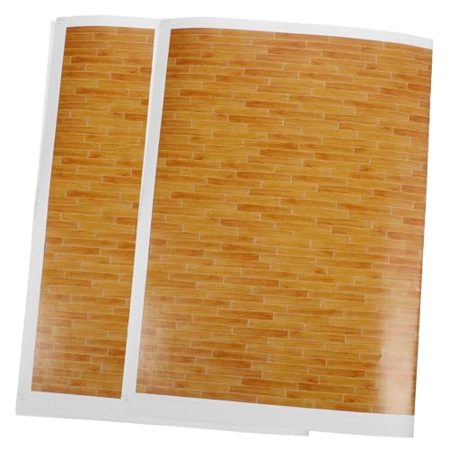 ZUNOXAZ 2 Stück Mini Bodenaufkleber für Puppenhaus Selbstklebendes Bodenpapier Kirschholzoptik für Kreative DIY Dekoration für Miniaturmodelle und Heimwerkerprojekte ZUNOXAZ 2 Stück Mini Bodenaufkleber für Puppenhaus Selbstklebendes Bodenpapier Kirschholzoptik für Kreative DIY Dekoration für Miniaturmodelle und Heimwerkerprojekte von ZUNOXAZ