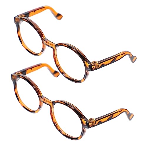 ZUNOXAZ 2 Stück Mini Puppenbrille Transparente Deko Brille für DIY Projekte und Fotografie Requisiten Lustige Accessoires für Geburtstags und Feiertagsgeschenke ZUNOXAZ 2 Stück Mini Puppenbrille Transparente Deko Brille für DIY Projekte und Fotografie Requisiten Lustige Accessoires für Geburtstags und Feiertagsgeschenke von ZUNOXAZ