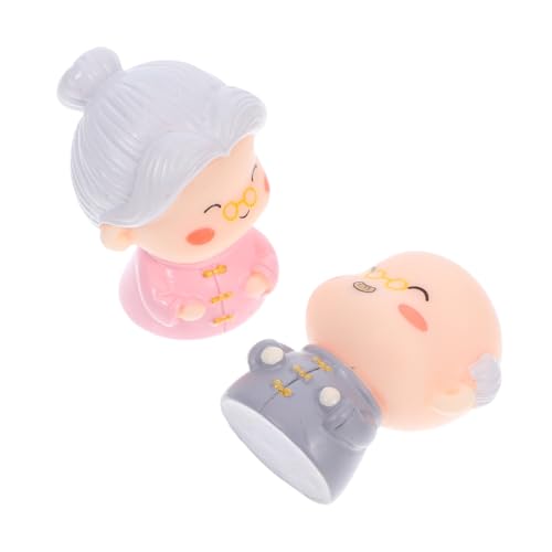ZUNOXAZ 2 Stück Miniatur Figuren Älteres Ehepaar Tortendeko Langlebig Romantisch für Hochzeit Geburtstag Jubiläum Tischdeko für Großeltern Zuhause ZUNOXAZ 2 Stück Miniatur Figuren Älteres Ehepaar Tortendeko Langlebig Romantisch für Hochzeit Geburtstag Jubiläum Tischdeko für Großeltern Zuhause von ZUNOXAZ