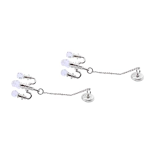 ZUNOXAZ 2 Stück Pendelleuchte für Puppenhaus Dekorative Deckenlampe für DIY Szenen Hochwertige Sichere Materialien für Kreatives ZUNOXAZ 2 Stück Pendelleuchte für Puppenhaus Dekorative Deckenlampe für DIY Szenen Hochwertige Sichere Materialien für Kreatives von ZUNOXAZ