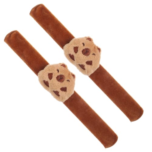 ZUNOXAZ 2 Stück Plüsch Schnapparmband Niedliches Tier Armband Kuscheliges Cartoon Klatscharmband für Jungen und Mädchen Leicht und Langlebig Tolles Party ZUNOXAZ 2 Stück Plüsch Schnapparmband Niedliches Tier Armband Kuscheliges Cartoon Klatscharmband für Jungen und Mädchen Leicht und Langlebig Tolles Party von ZUNOXAZ
