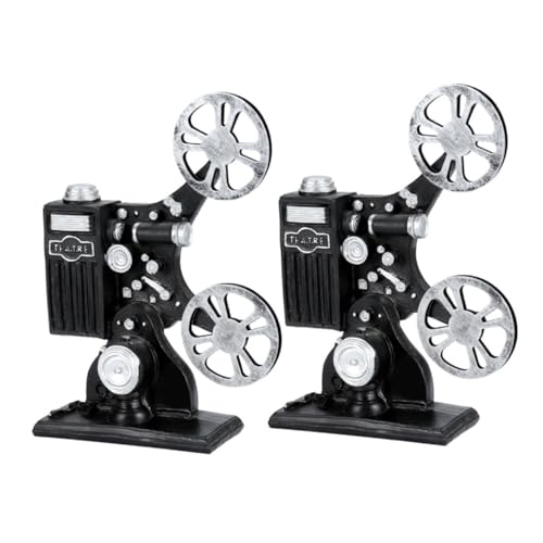 ZUNOXAZ 2 Stück Projektormodell Modell eines Filmprojektors Filmrequisiten realistisch Filmprojektor Sammlerstück Projektor-Figur-Statue Filmskulptur Retro -Requisiten Naturharz Schwarz ZUNOXAZ 2 Stück Projektormodell Modell eines Filmprojektors Filmrequisiten realistisch Filmprojektor Sammlerstück Projektor-Figur-Statue Filmskulptur Retro -Requisiten Naturharz Schwarz von ZUNOXAZ