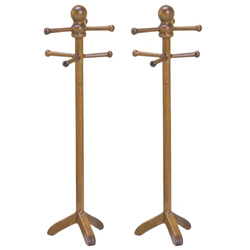 ZUNOXAZ 2 Stück Puppenhauskleidung Rack Kleiderständer Für Schaufensterpuppen Mini Regal Kleine Kleiderregal Schaufensterpuppenständer Puppenkleiderform Min -kleiderbügel Hellbraun Holz ZUNOXAZ 2 Stück Puppenhauskleidung Rack Kleiderständer Für Schaufensterpuppen Mini Regal Kleine Kleiderregal Schaufensterpuppenständer Puppenkleiderform Min -kleiderbügel Hellbraun Holz von ZUNOXAZ