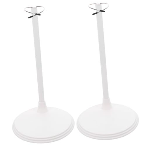 ZUNOXAZ 2 Stück Puppenständer Weiß Edelstahl Stabiler Puppenhalter für Innenraum Leicht und Tragbar zur Display Aufbewahrung von Sammlerpuppen und Figuren ZUNOXAZ 2 Stück Puppenständer Weiß Edelstahl Stabiler Puppenhalter für Innenraum Leicht und Tragbar zur Display Aufbewahrung von Sammlerpuppen und Figuren von ZUNOXAZ